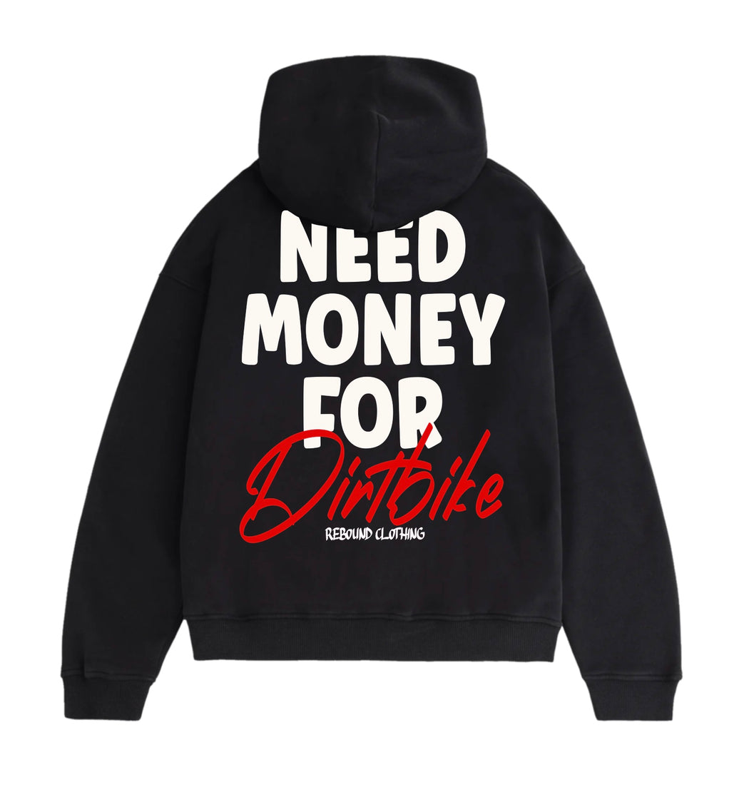 Need Money - Zipper - Black