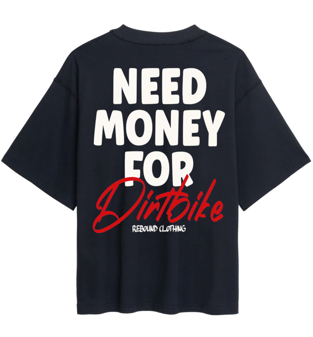 Need Money - Tee - Washed Black