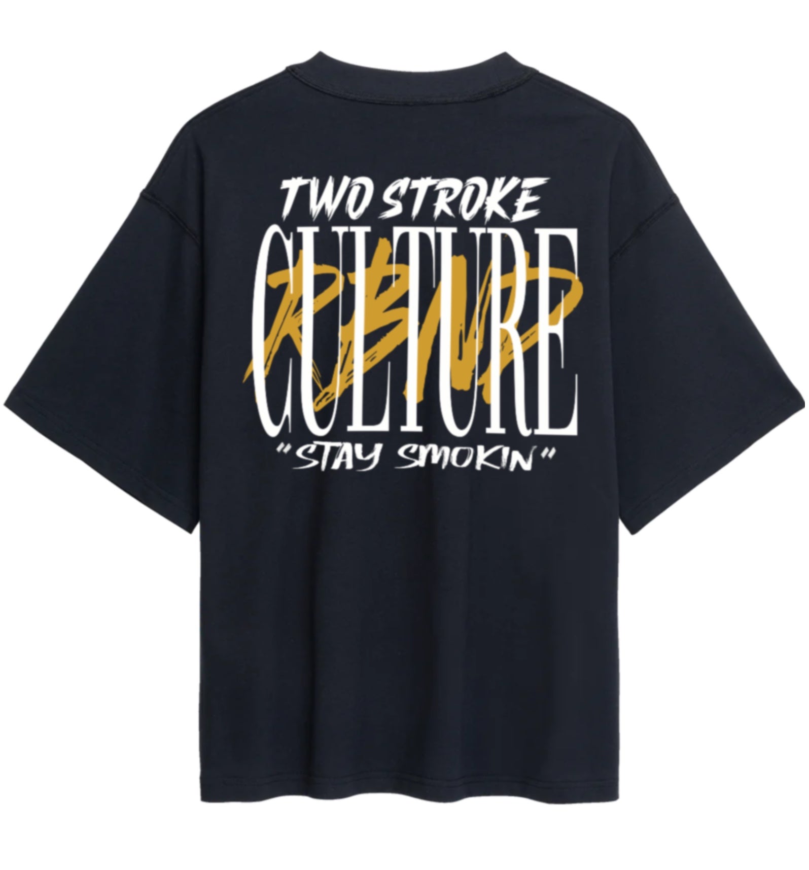 Two Stroke Culture - Tee - Washed Black