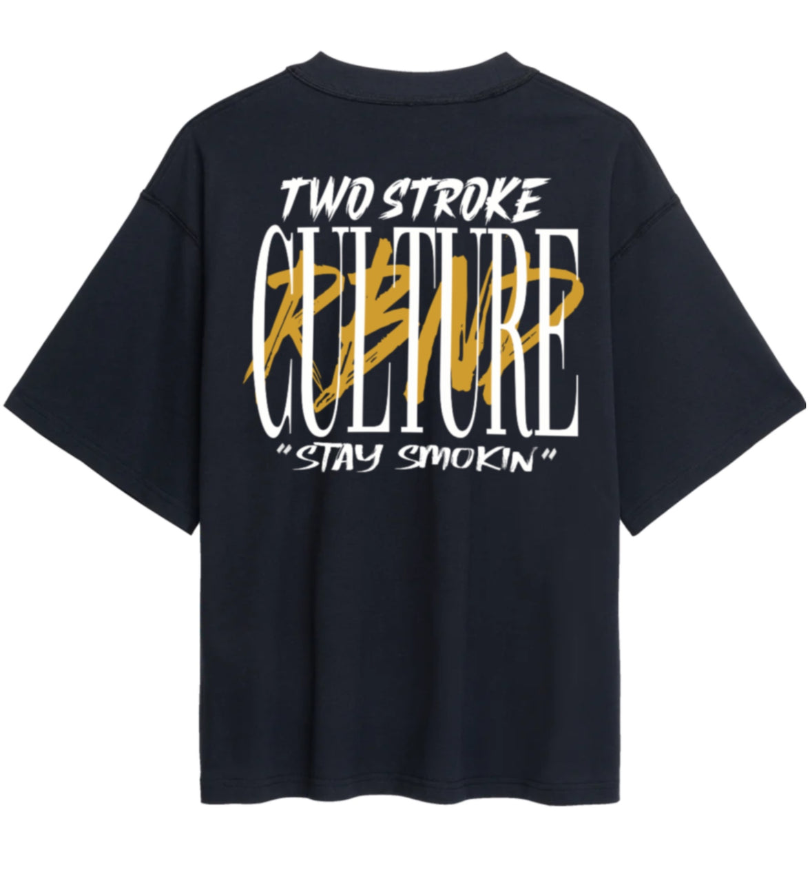 Two Stroke Culture - Tee - Washed Black