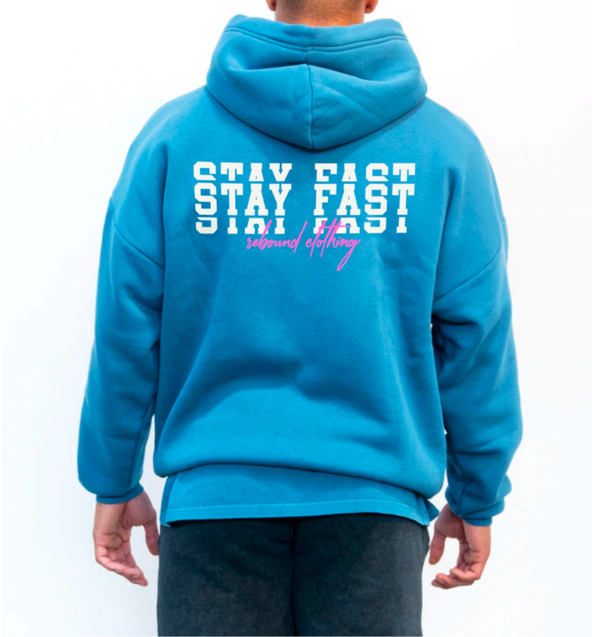 Stay Fast - Hoodie - Slateblue