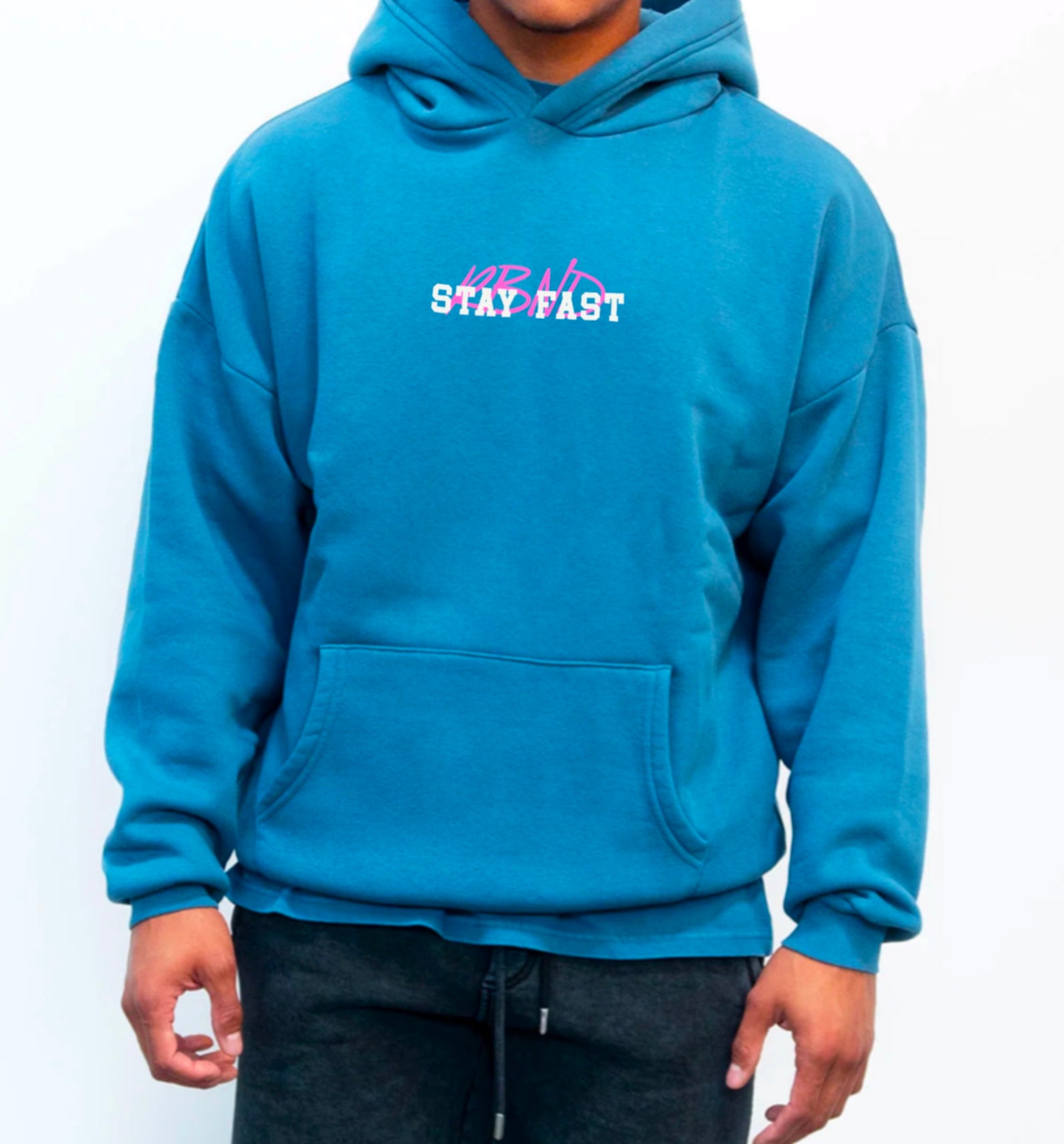Stay Fast - Hoodie - Slateblue