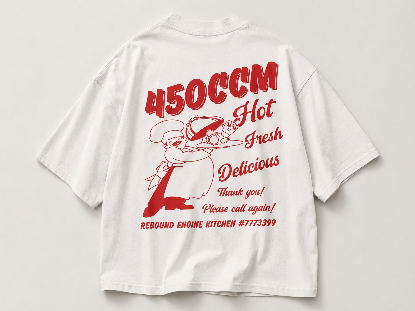 450ccm - Tee - White