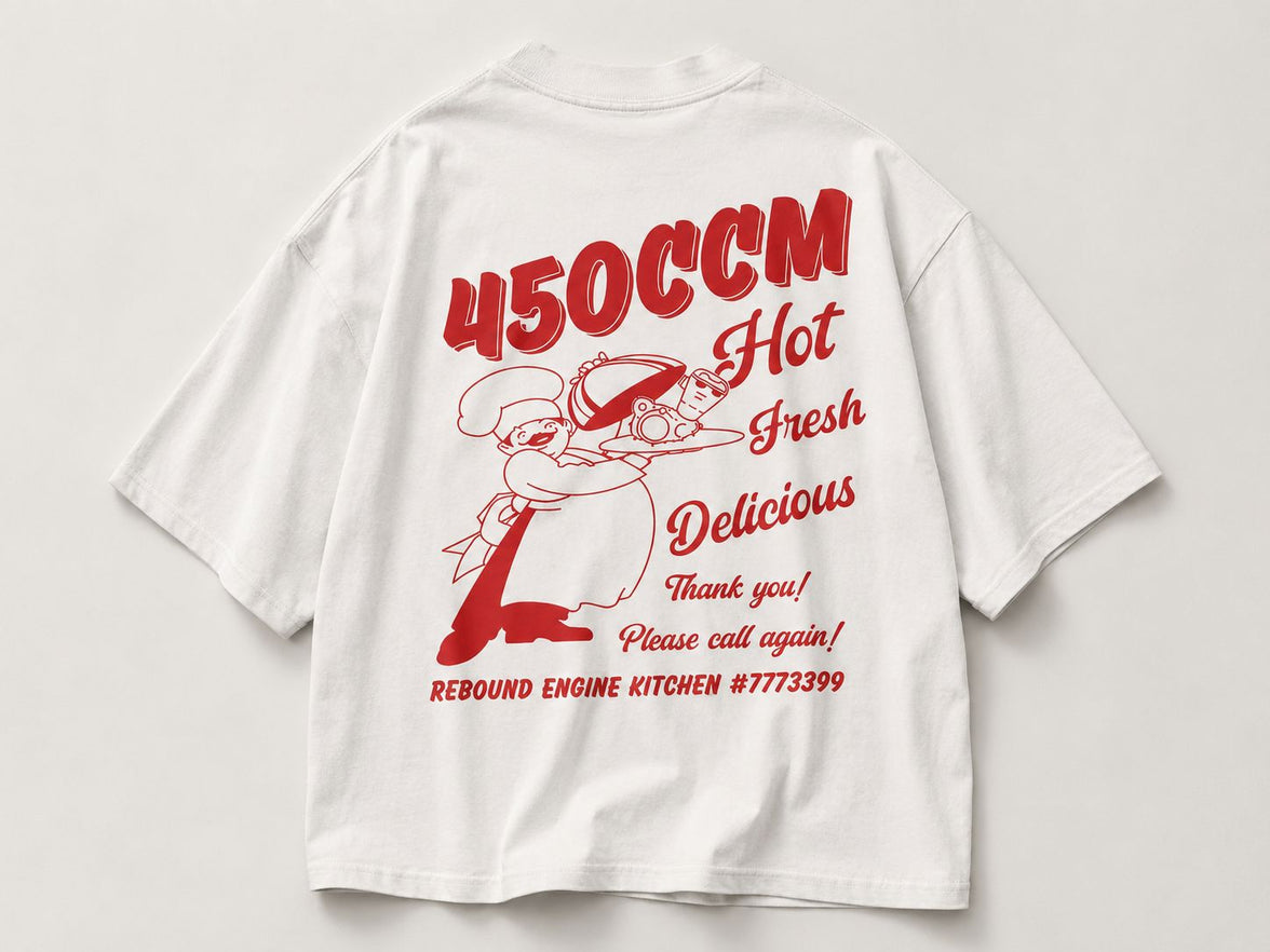 450ccm - Tee - White