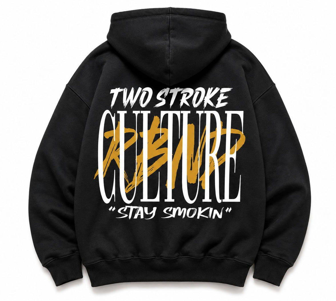 Two Stroke Culture - Hoodie - Black