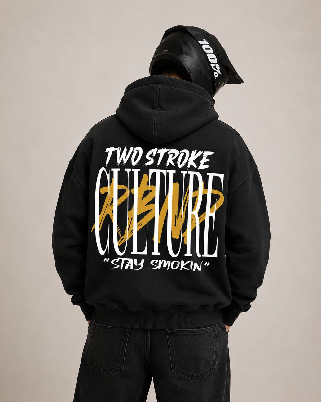 Two Stroke Culture - Hoodie - Black