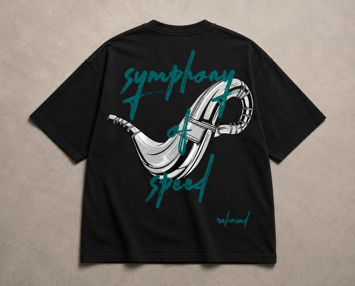 Symphony of Speed - Tee - Solid Black